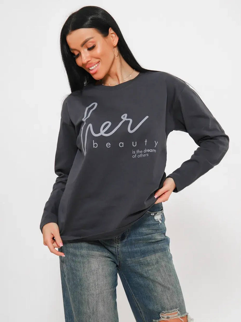 Лонгслив большие размеры