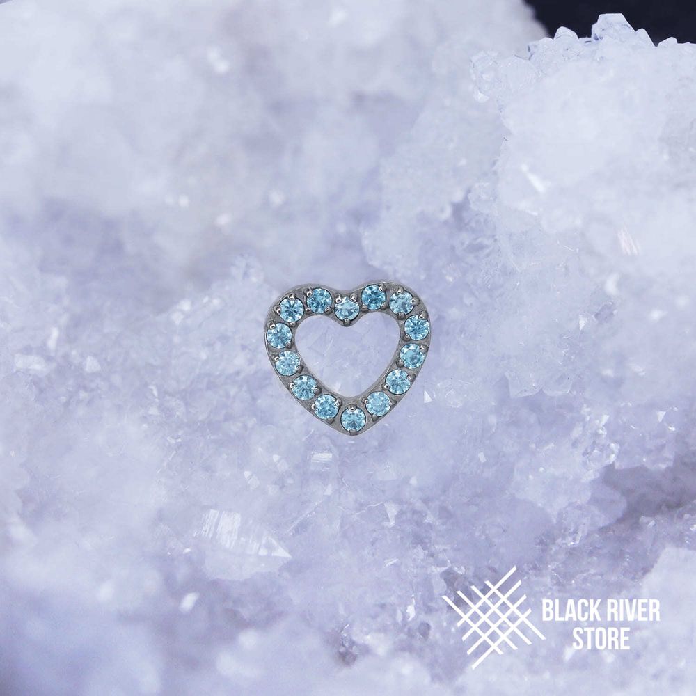 Diamond Heart Aqua