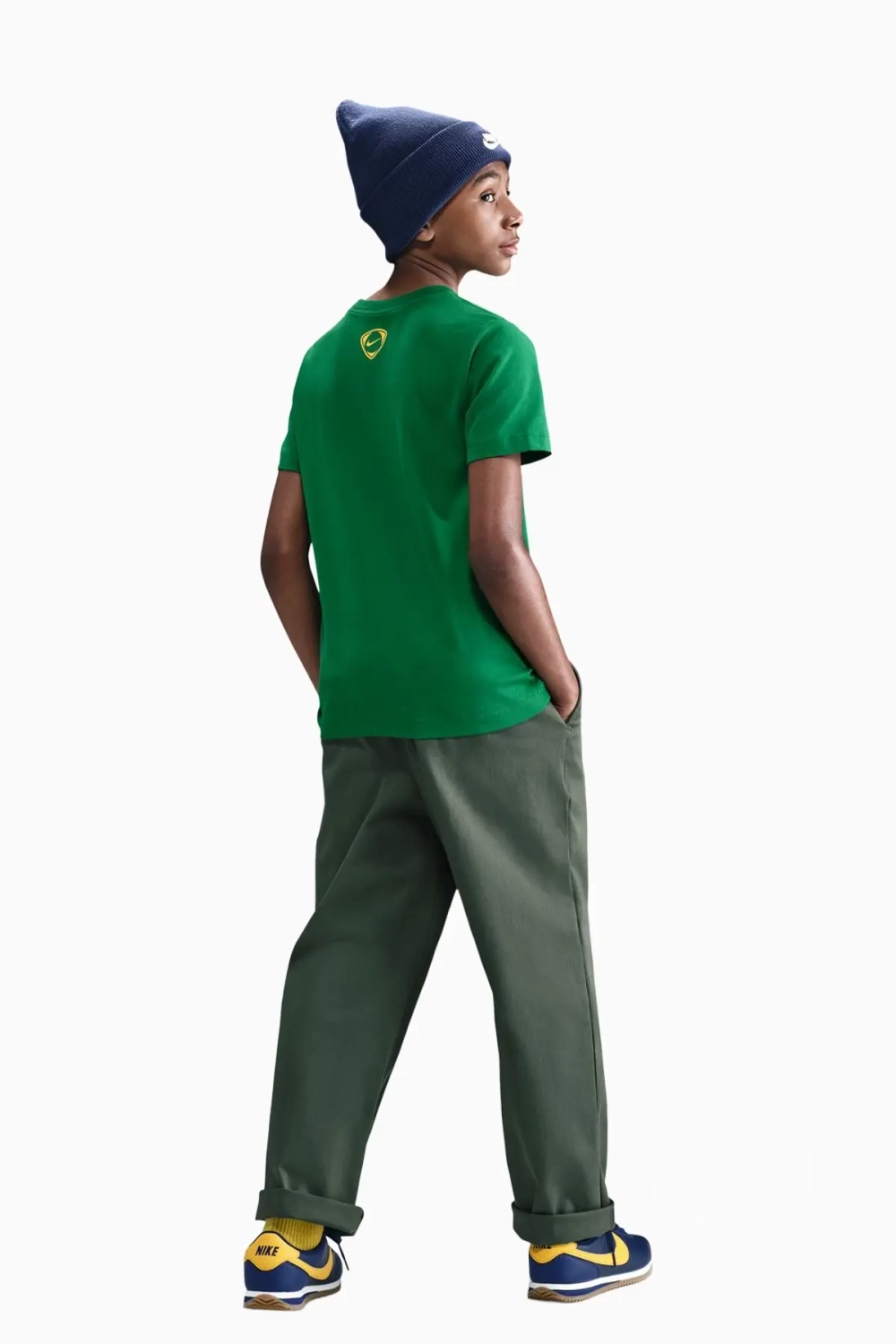 Футболка Nike Sportswear Total 90 Junior - зеленый