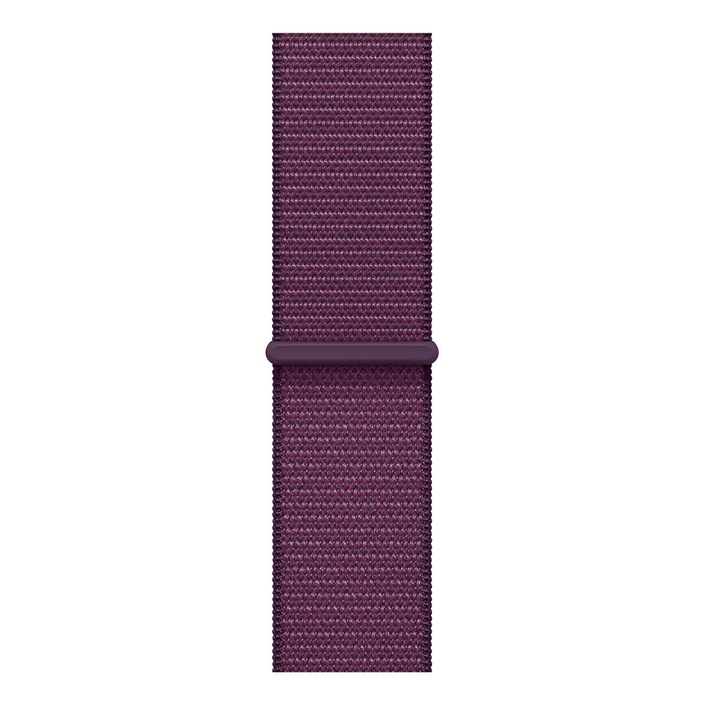 Apple Watch Series 10, 42 мм корпус из алюминия цвета «Rose Gold», ремешок Sport Loop цвета «Plum»