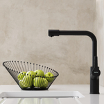 Смеситель для кухни с каналом для питьевой воды, L-излив, чёрный Damixa Merkur 710771300