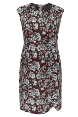 Платье женское 415зр, Бордовая роза #265БР05415зр