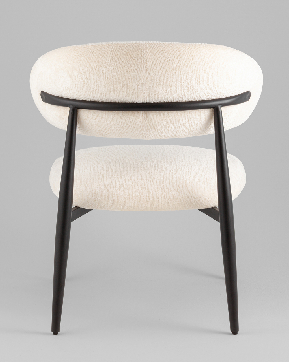 Кресло лаунж Ayla молочный