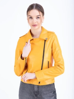 Косуха кожаная куртка женская Турция