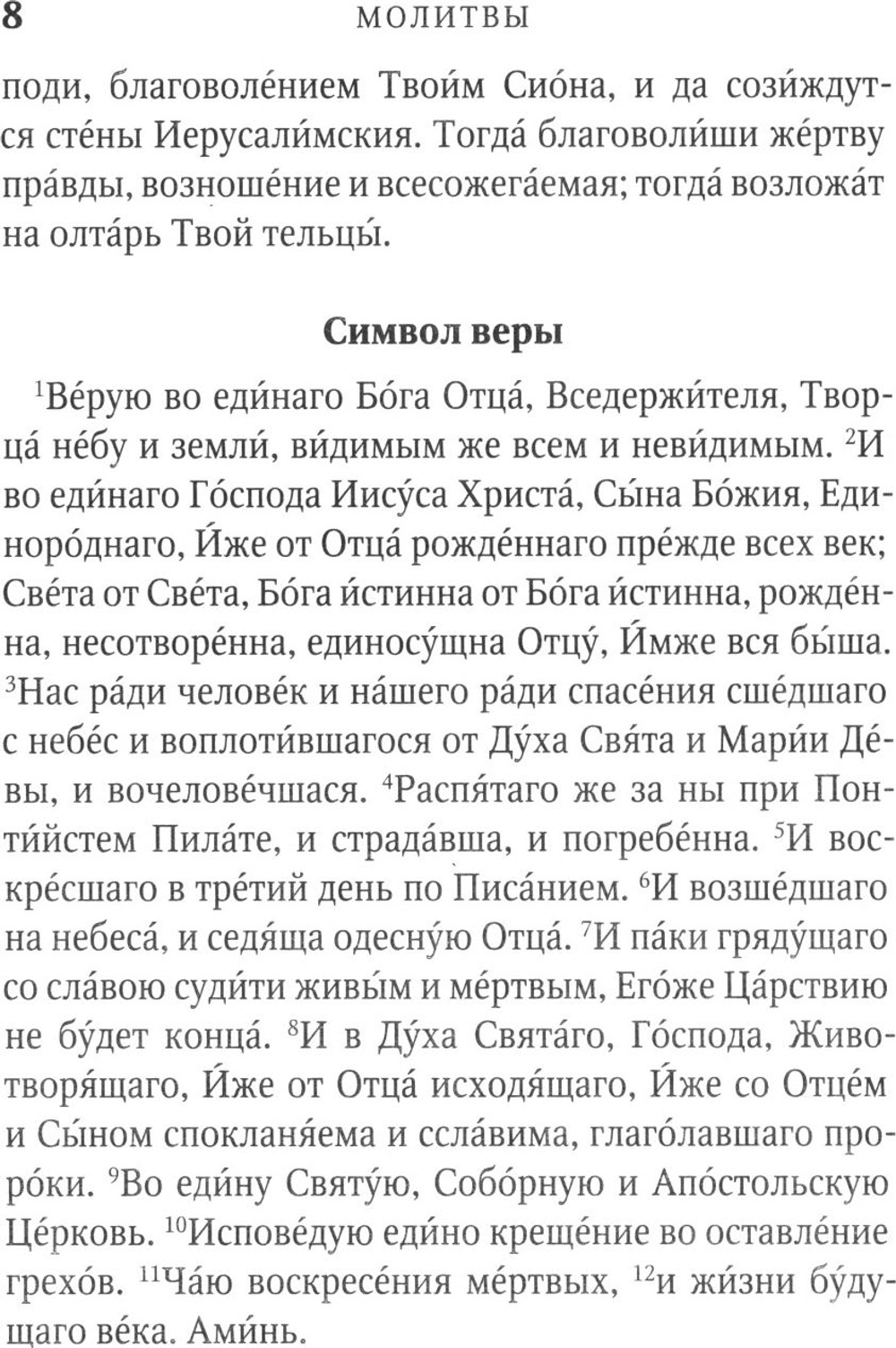 Молитвослов причастника и исповедника. Крупный шрифт. Руководство к исповеди