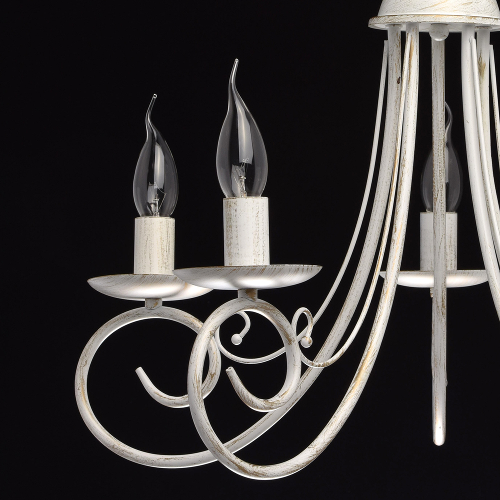Люстра De City Свеча 683015008 8*60Вт E14 для маленькой гостиной, холла, столовой