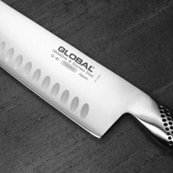 Global Нож для овощей Nakiri 18 см рифленый