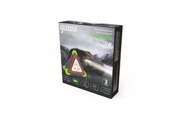 Фонарь автомобильный 15W Li-ion 2400mAh GF802 черный Gauss