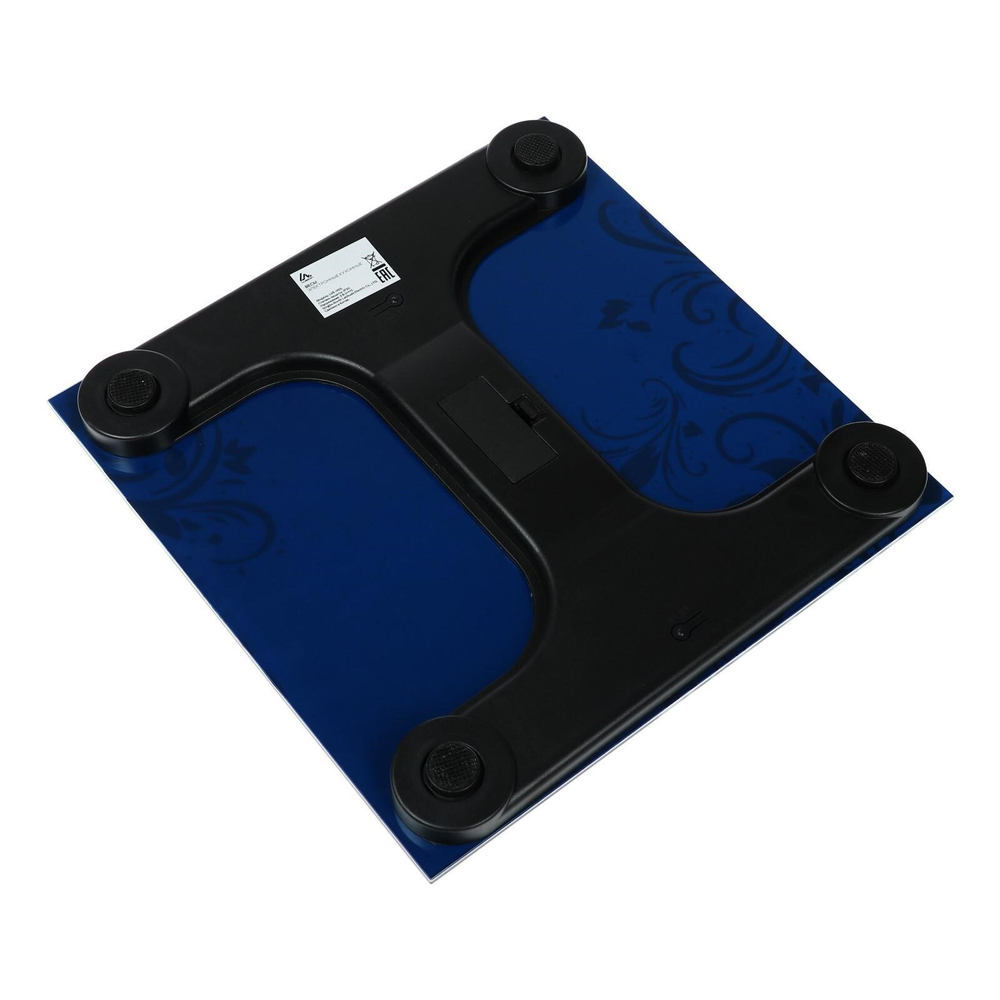 Весы напольные Luazon LVE-005 "Узор", электронные, до 180 кг, 2хAАА