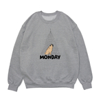 Свитшот "Мопс в понедельник"