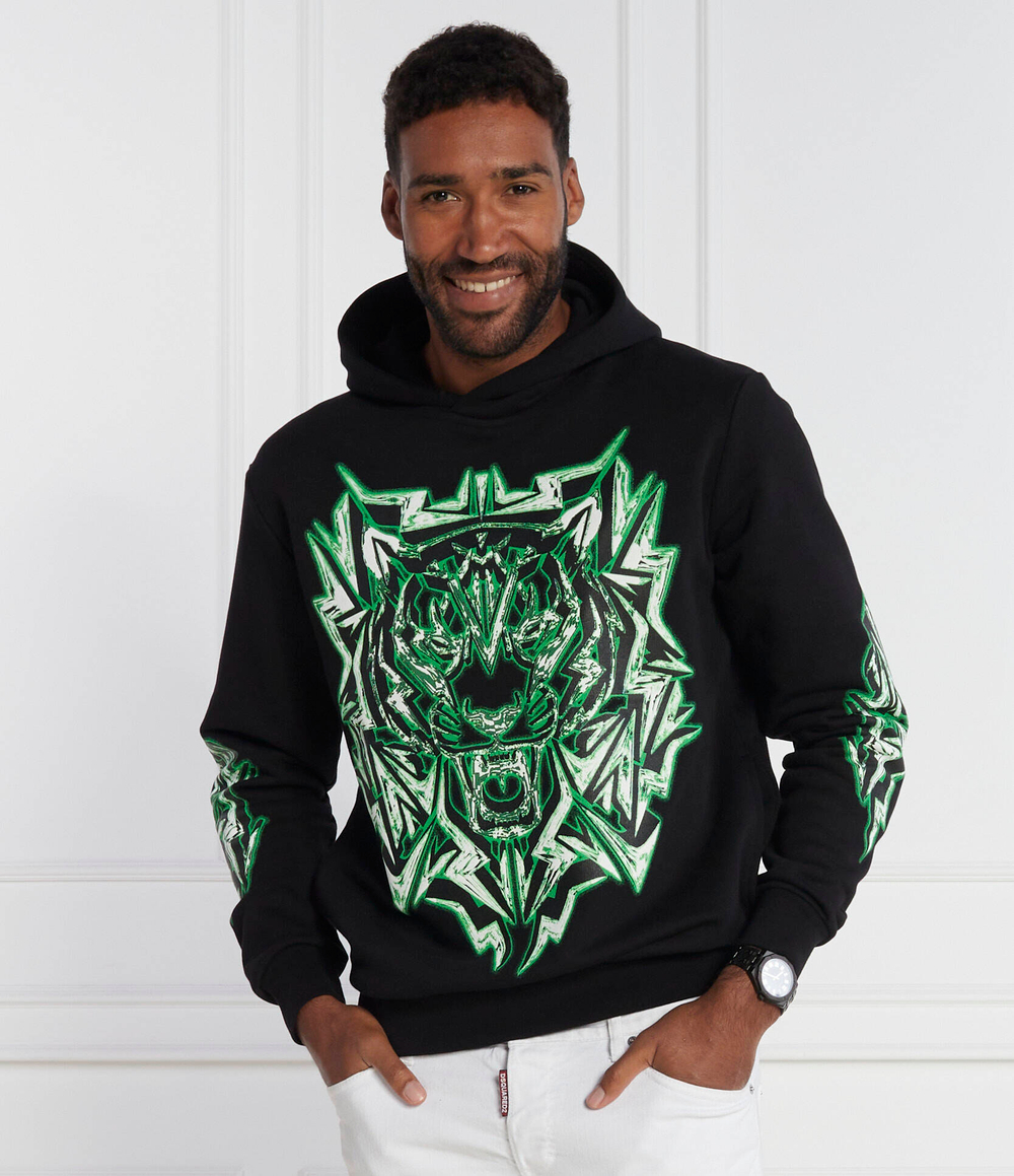 Худи Plein Sport - черный(MJB3106 SJO001N)