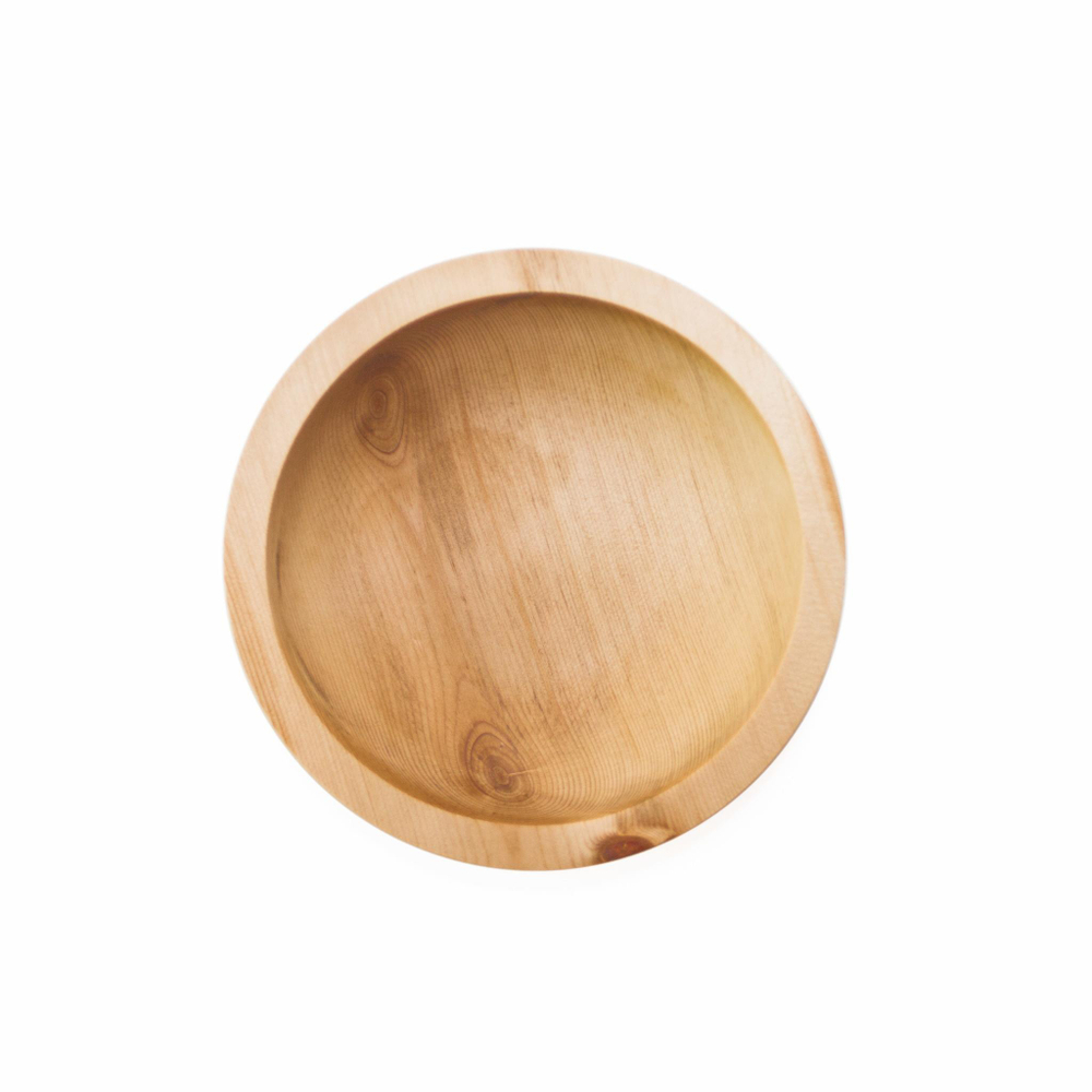 Деревянная тарелка чаша Art of Siberia из сибирского кедра 165 мм. T35