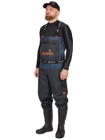 Полукомбинезон забродный Norfin PILOT BOOTFOOT р.41-S с сапогами резина