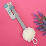 Мочалка массажная «Франко» на пластиковой ручке, размер мочалки 36*11см