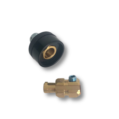 Кабельная вилка с панельной розеткой для сварочного аппарата DX50, 500А, набор