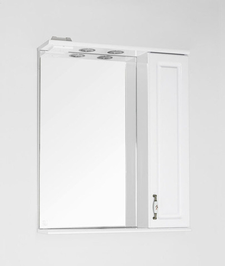 Зеркальный шкаф Style Line Олеандр-2 65/С, белый