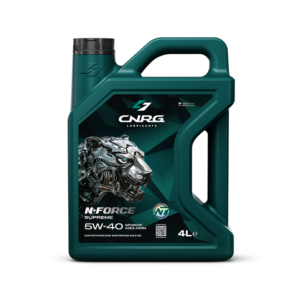 C.N.R.G. N-Force Supreme 5W-40 SN/CF, А3/В4 4 л (NEW)