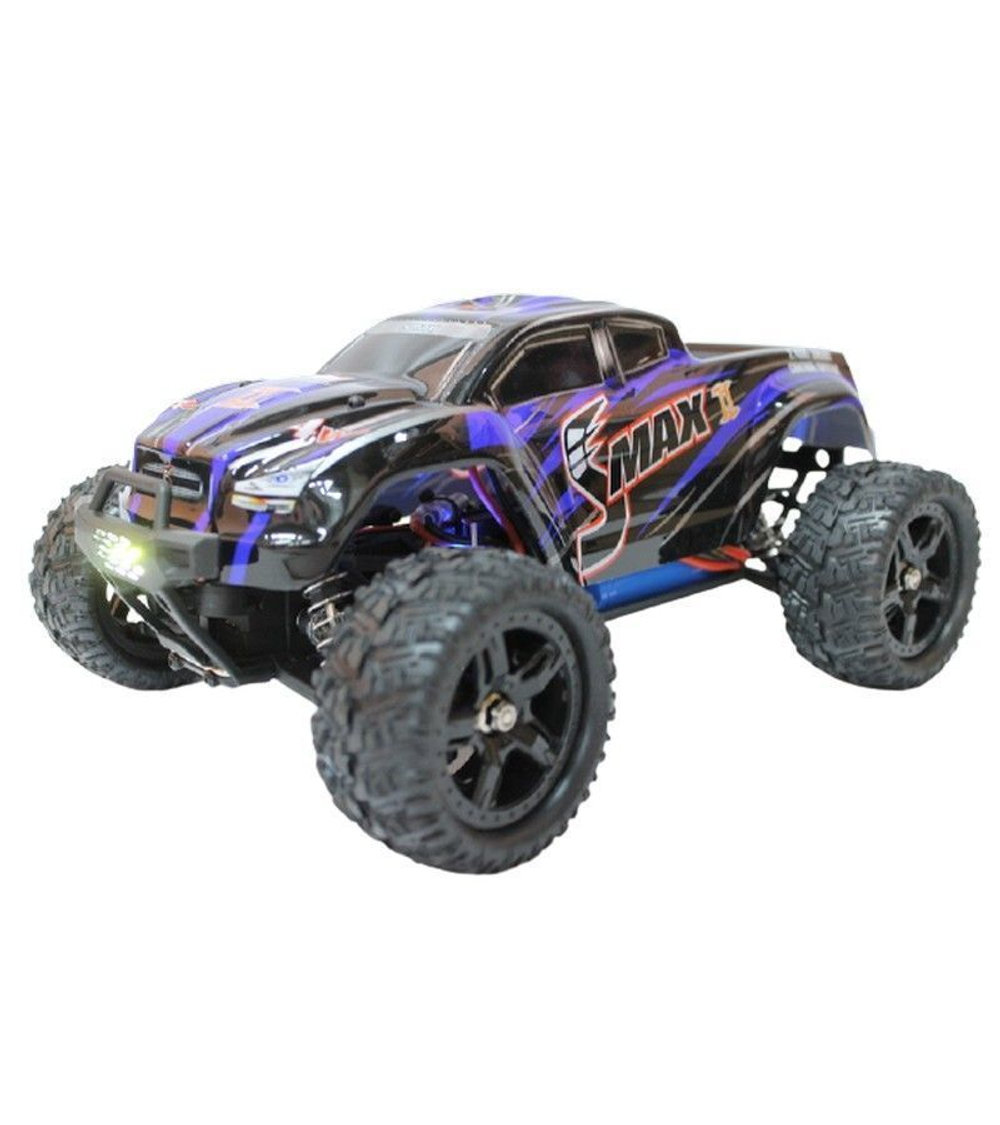 Радиоуправляемый монстр Remo Hobby SMAX V2.0 (синий) 4WD 2.4G 1/16 RTR