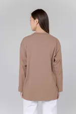 Лонслив Toccotwo Женский Ореховый