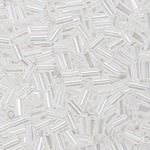 Японский бисер TOHO Bugle (стеклярус) 3mm (№141), жемчужный глянцевый