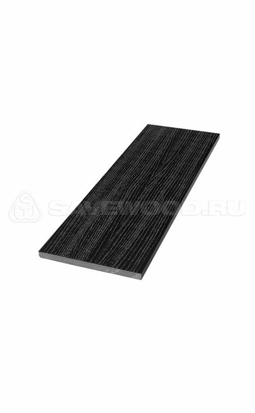 Планкен ДПК с текстурой дерева Черный.