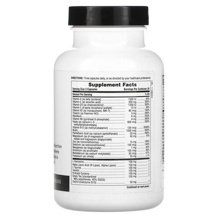 NaturesPlus, KetoLiving, ежедневные мульти, 90 капсул