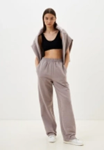 Свободные брюки из футера с начёсом