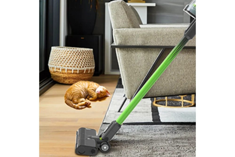 Беспроводной вертикальный аккумуляторный пылесос Greenworks 24V, с 1хАКБ 4 Ач и ЗУ 4701407UB