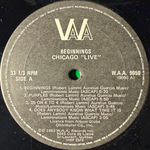Chicago ‎– Chicago "Live" Beginnings (Канада 1983г.) Т