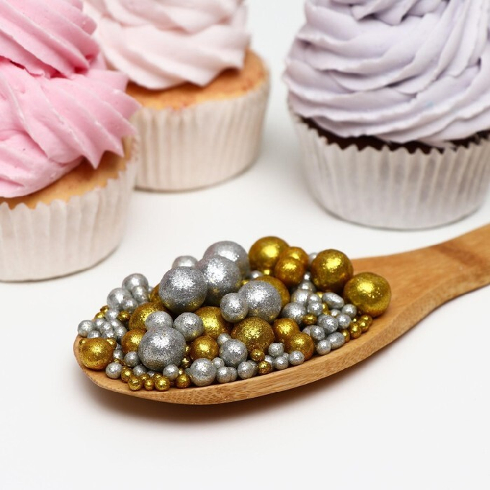 Воздушный рис в глазури "Блеск микс" 50г