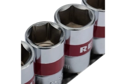 Набор торцевых головок REXANT 1/2, шестигранные, CrV, 10 шт, 10-22 мм 12-8306
