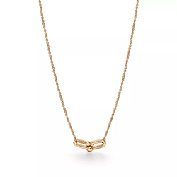 Подвеска из жёлтого золота 18k,Tiffany 💠Hard Wear Small double Link