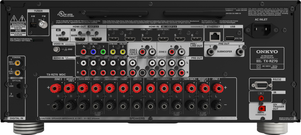 AV ресивер Onkyo TX-RZ70 B M2