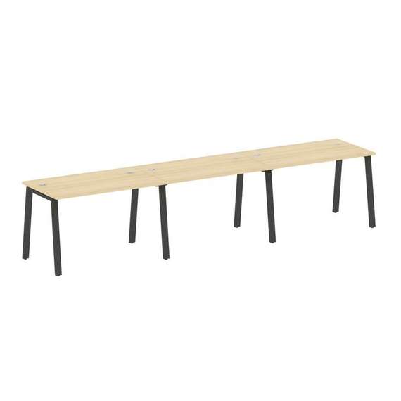 Метал Систем Рабочая станция на 3 места на А-образном м/к БА.СМ-3.2