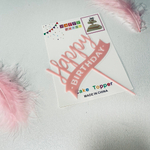 Топпер Happy Birthday Розовая