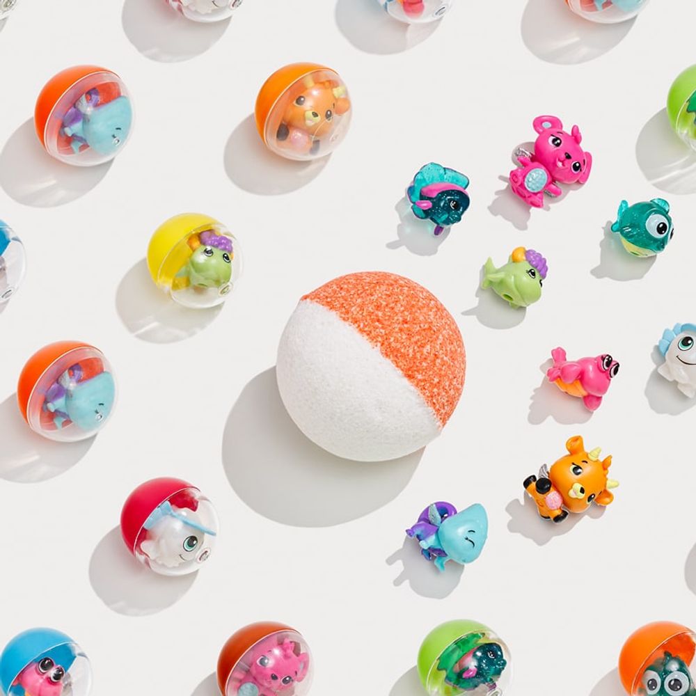 Шарик-сюрприз с игрушкой Сочный персик (Savonry)