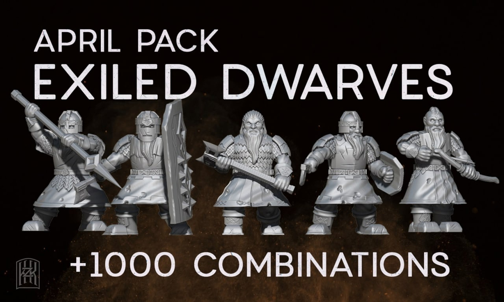 Exiled Dwarves Two-handed Spears