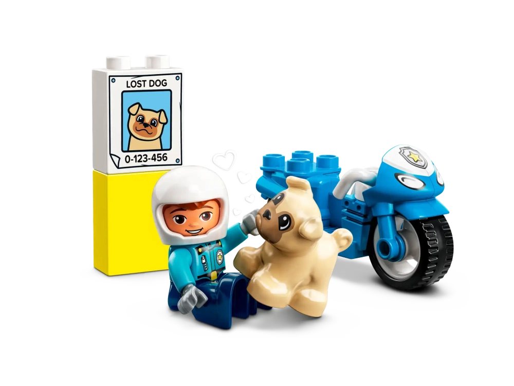 Конструктор LEGO Duplo 10967 Полицейский мотоцикл