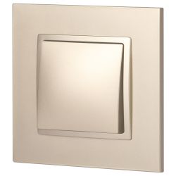 Выключатель ЭРА Elegance 14-1101-04 10АХ-250В IP20 шампань