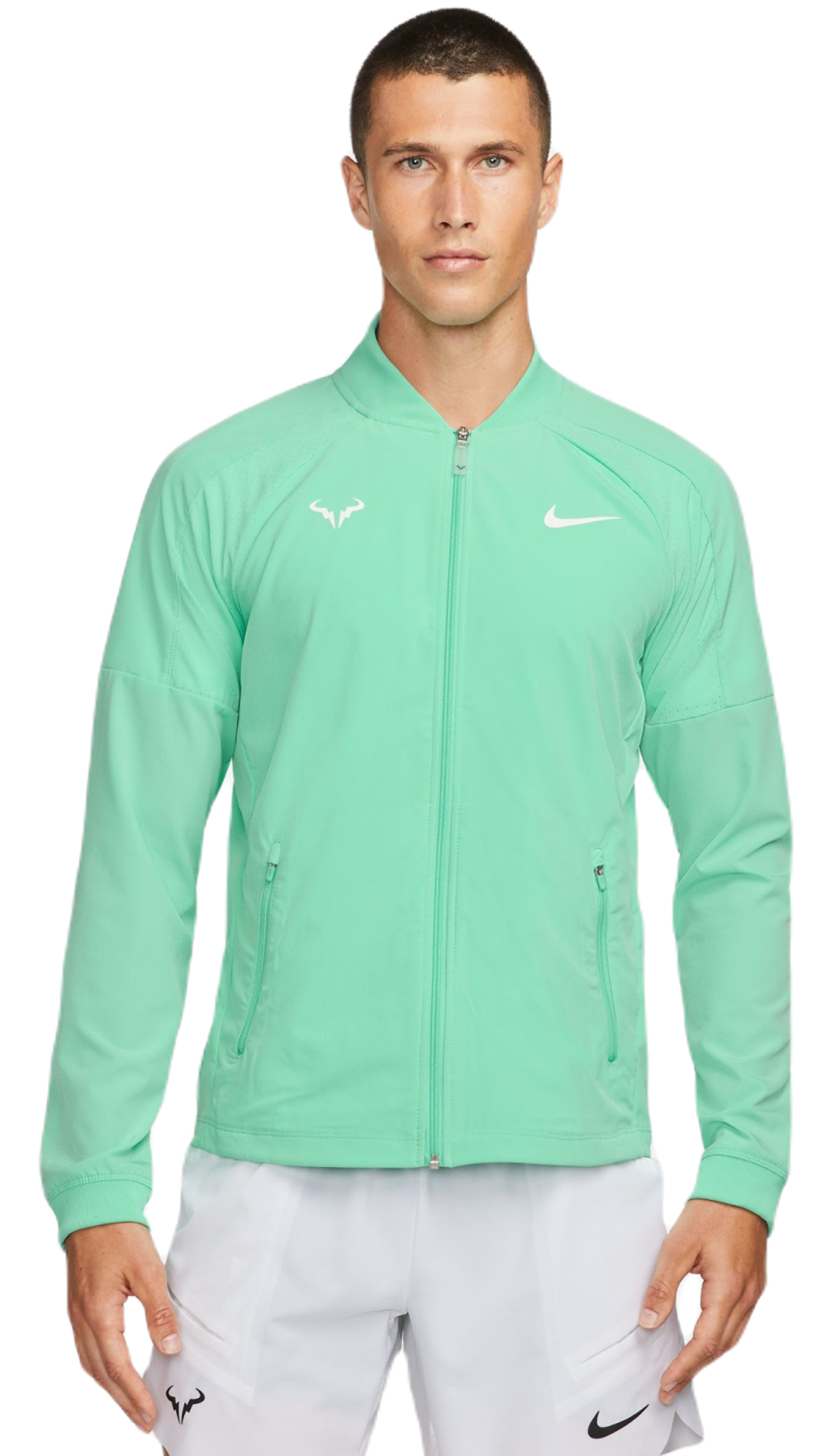 Мужская теннисная кофта Nike Court Dri-Fit Rafa Jacket - зеленый