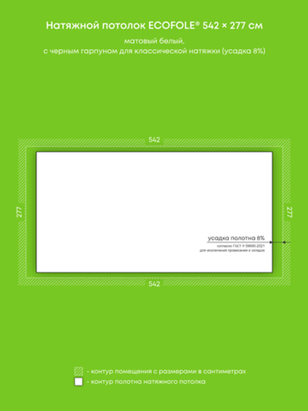 Натяжные потолки 15 м2, 0.4 м2