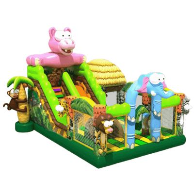 Надувной батут "Бегемотик"