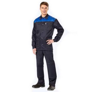 Костюм "Аскет" брюки (т.синий/василек)