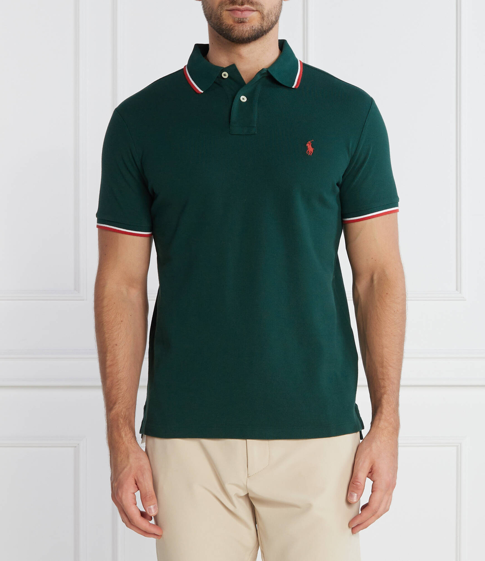 поло POLO RALPH LAUREN - темно-зеленый(710842621)
