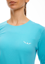 ЛОНГСЛИВ УТЕПЛЕННЫЙ ЖЕНСКИЙ WARM LONG SLEEVES TEE | SKY BLUE