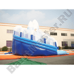 Коммерческий надувной батут «Ледяная гора», 12,5×11,5×9 м