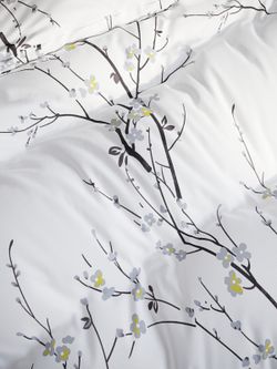 Наволочка комплект 2шт Полисатин Мечта "White cherry" 40x60 см на молнии