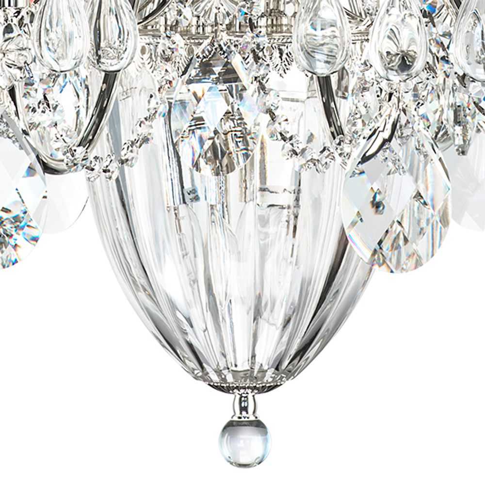 790114 Люстра SCHON 11х60W E14 Серебро