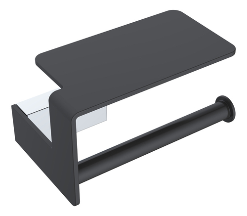 Boheme Держатель для т/бумаги черный/хром серия Q