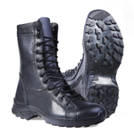 Берцы кожаные на молнии АРТЕК 0054-03 ЧЕРНЫЙ